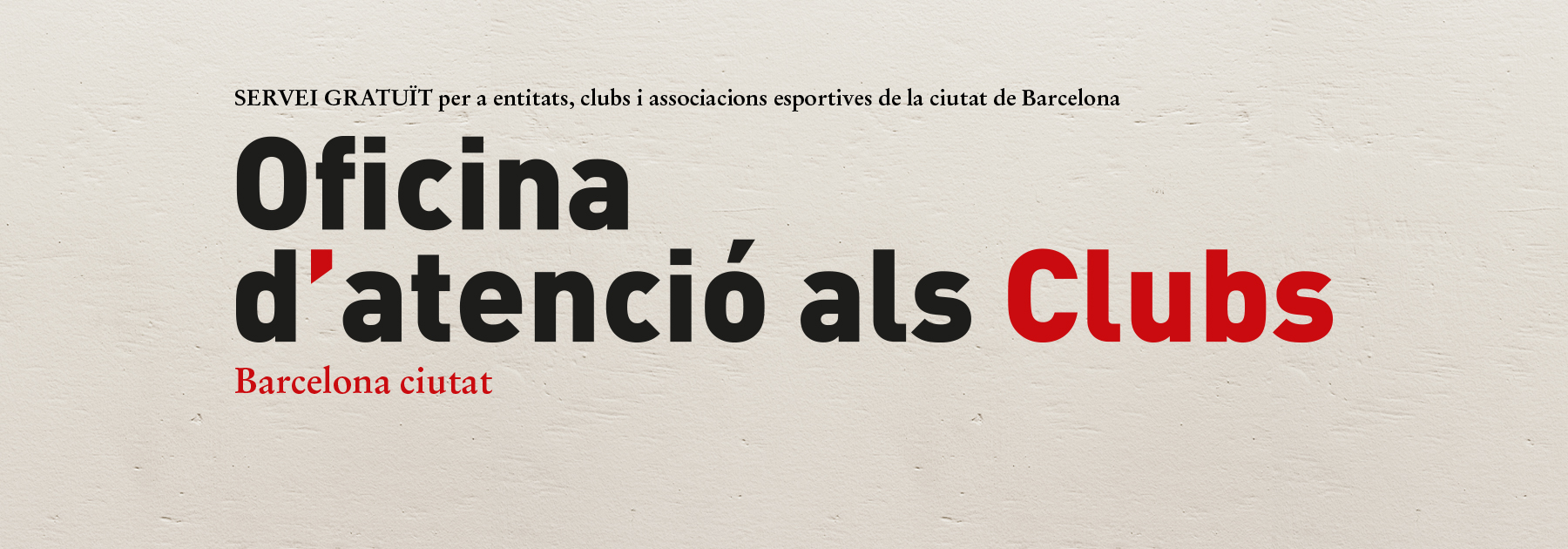 Oficina de Clubs Barcelona Ciutat